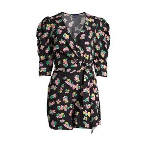 Scoop Women’s Puff Sleve Romper